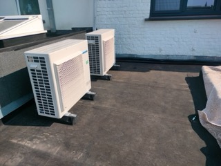 Zonwering met warmtepomp